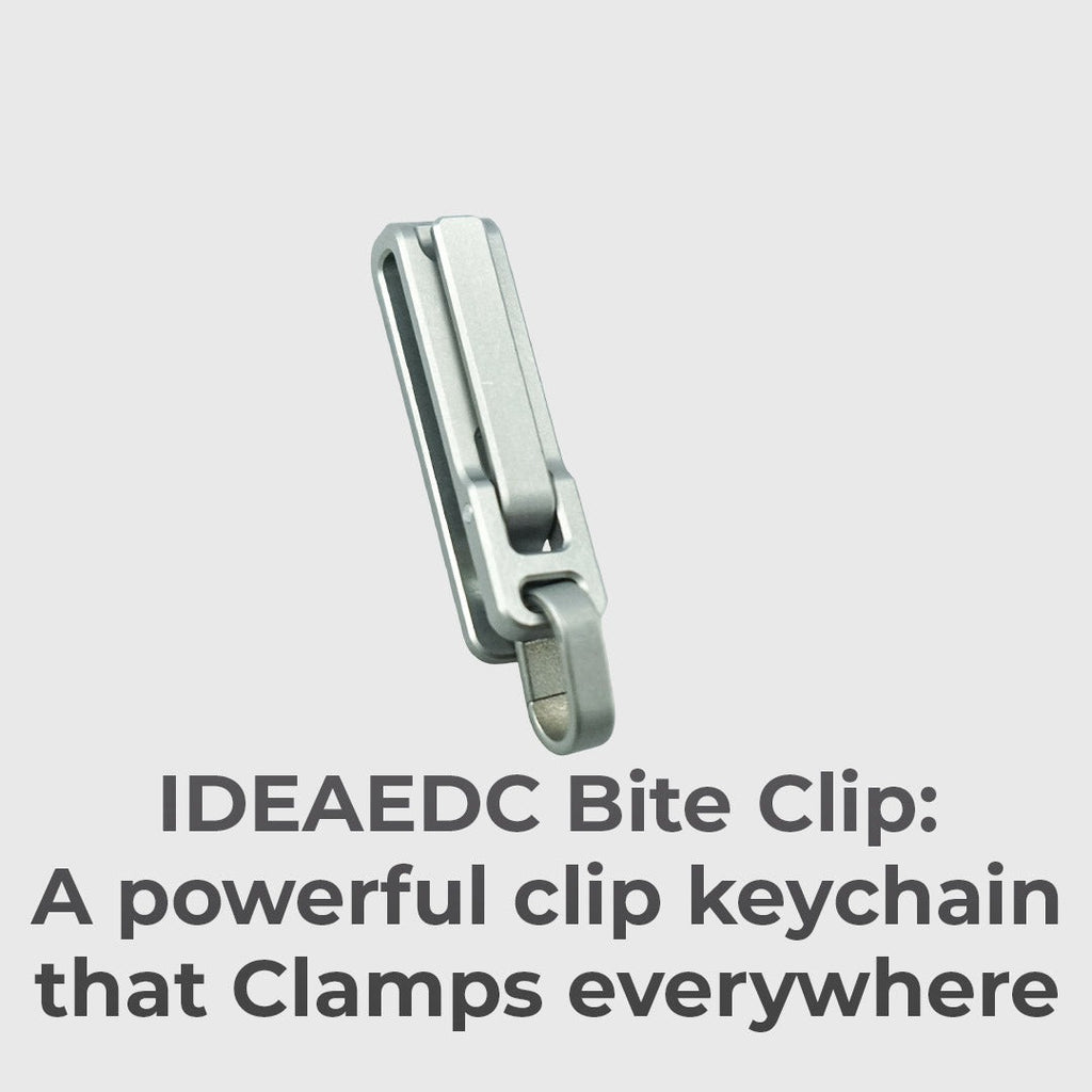 Titanium Clamp Keychain With 5x Lever Force